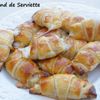 Petits croissants poulet - mozzarella