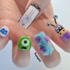 Nail art original sur des films