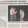 Le festival slam de Rillieux dans la presse