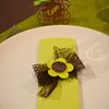 Déco de table chocolat et anis