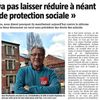 "On ne va pas laisser réduire à néant un siècle de protection sociale" (Source Voix du Nord)