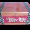 Coffret avec éléphants d'Inde