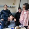 Anniversaire de Karine au centre hospitalier Clementel