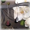 Boucles d'oreilles maxi crochets et gouttes