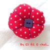 Broche fleurs du japon: