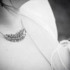 Ensemble headband boucles et collier pour une mariée magnifique: