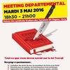 Loi Travail: Meeting unitaire en Essonne le 03 mai