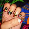 nail art pagne africain