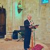 Christian Moulié en l'église Ste Colombe en Bruilhois