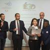 Le Premier Prix Départemental au Concours des Ecoles Fleuries décerné à l'école élémentaire Joliot Curie