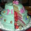 Rainbow cake (gâteau arc-en-ciel)***