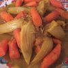 Tajine de jaret de bœuf carottes et fenouils