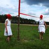 Red Pole Dance @ Gilivanka Kedzior & Barbara Friedman. 2014. Nomadic Art Festival. Pologne. photo. A. Dziczek