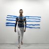 Vandalism (5 Blue Lines) Action #1 @ Andreas Pashias. 2014
