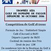 Trophée AXA 30/10/2016