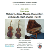 Concert baroque au Temple du Vésinet Dimanche 18 décembre 16h30