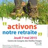 Activons notre Retraite : Jeudi 7 mai 2015
