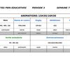 Programme des Activités Péri-Educatives de la 3ème période