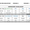 Programme des Activités Péri-Educatives de la 4ème période