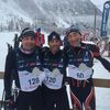 Brison glisse sur la neige