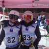Ski cross à Megeve. Révélation pour Euphenie et Clara. En finale pour une première,pas mal non? Les U14 coupe d'argent étaient également présent.