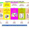 Animation du 27 juin au 01 juillet