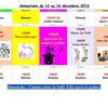 Planning de la semaine