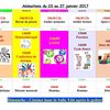 Planning de la semaine