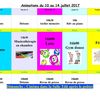 Planning de la semaine
