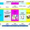 Planning de la semaine