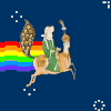 Mahomet chevauchant Al-Buraq