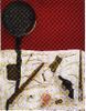 Peinture, plâtre et objet divers