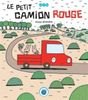Petit camion rouge et petit camion noir