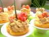 Délice : Abricots ou Pêches Crevettes Mayonnaise