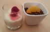 Duo de verrines: chocolat-mandarine et crème au citron façon tiramisu