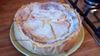 Le cheesecake aux framboises sur pâte sablée aux amandes