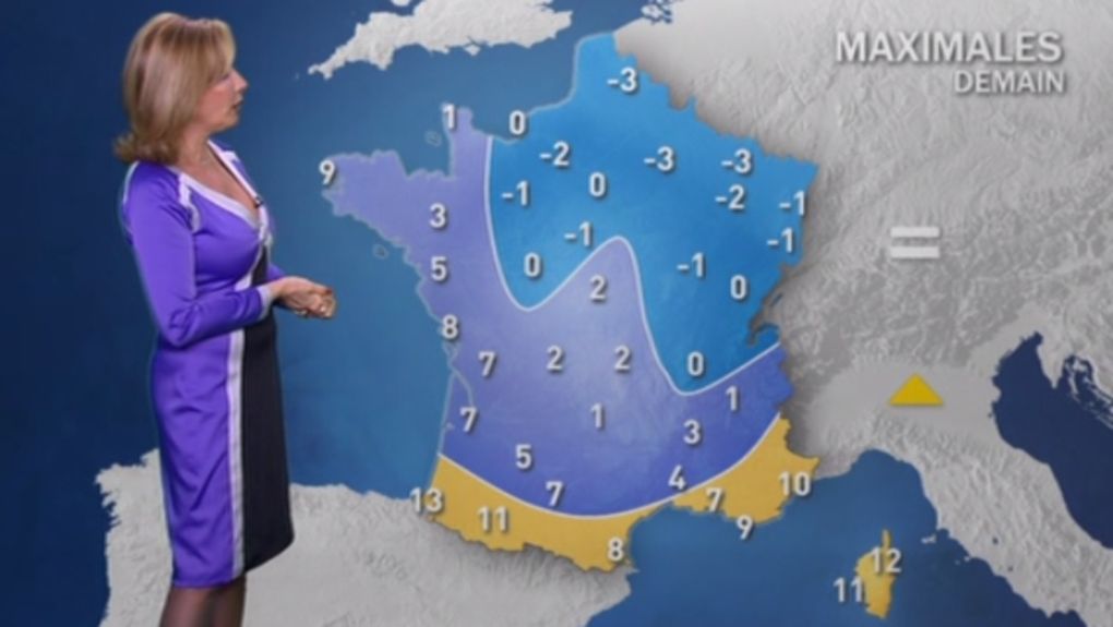 Qui Presente La Meteo Sur France 3 2013 01 17 - FABIENNE AMIACH - FRANCE 3 - LA METEO @20H00 - vuesalatele