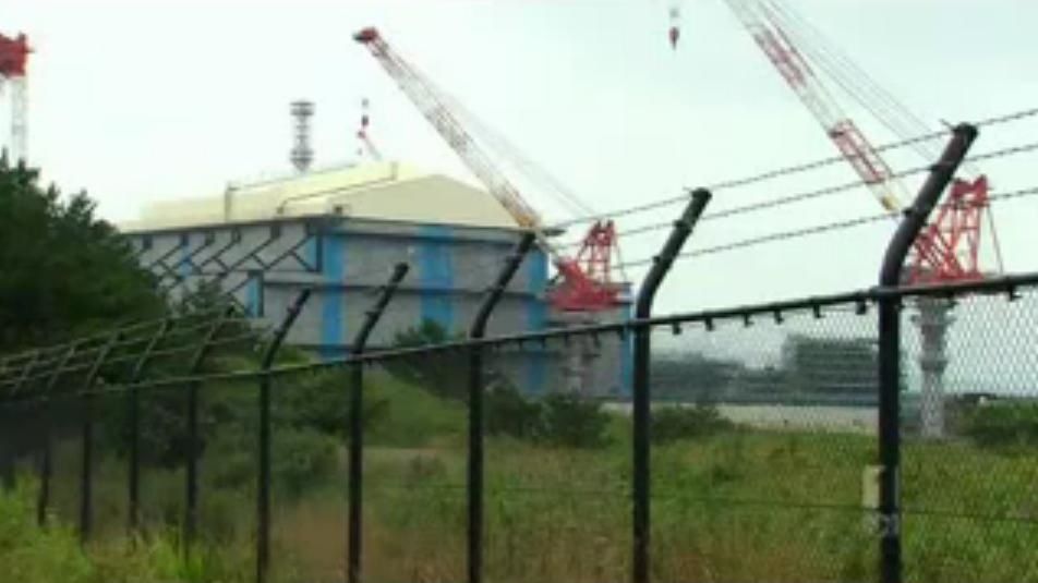 La centrale en cours de construction