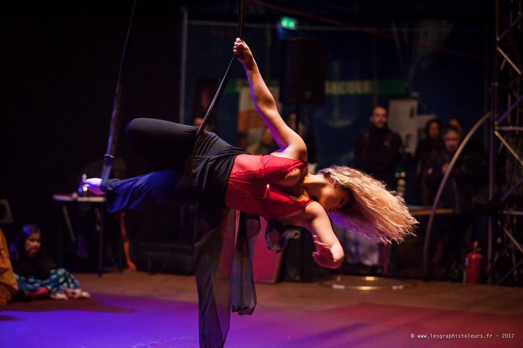 Les artistes du Cirque Romanès 