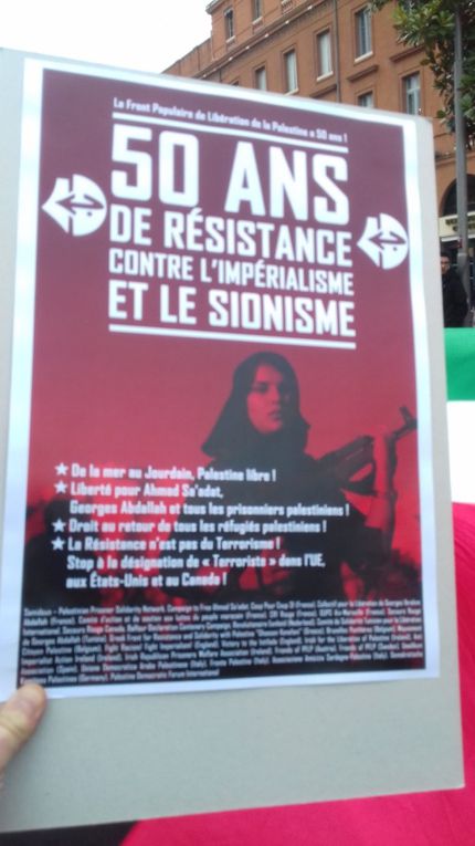 Toulouse une nouvelle fois solidaire avec la Palestine !