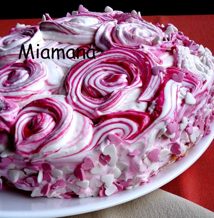 Gateau Bouquet de Roses, savoie chantilly