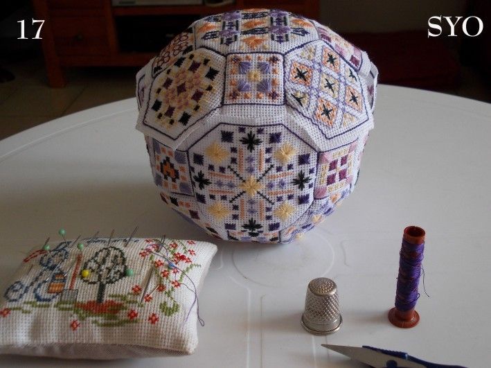 Quaker Ball en Points Fantaisie, Tutoriel de montage 2ème partie