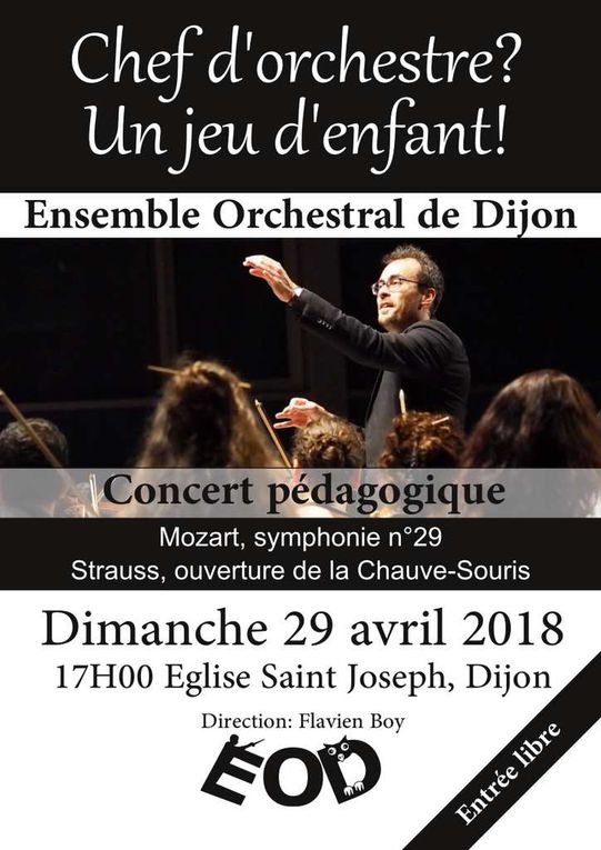 Diaporama :   Concert de l'EOD dirigé par... 3 jeunes musiciens de l'orchestre !