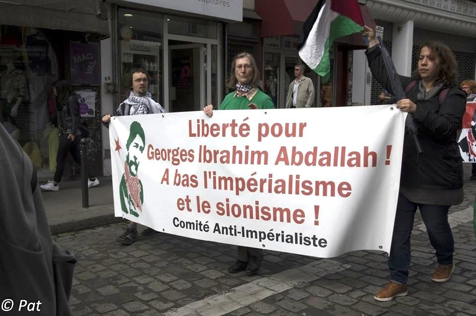 Georges Ibrahim Abdallah : manifestation du 19 juin 2016 en images.