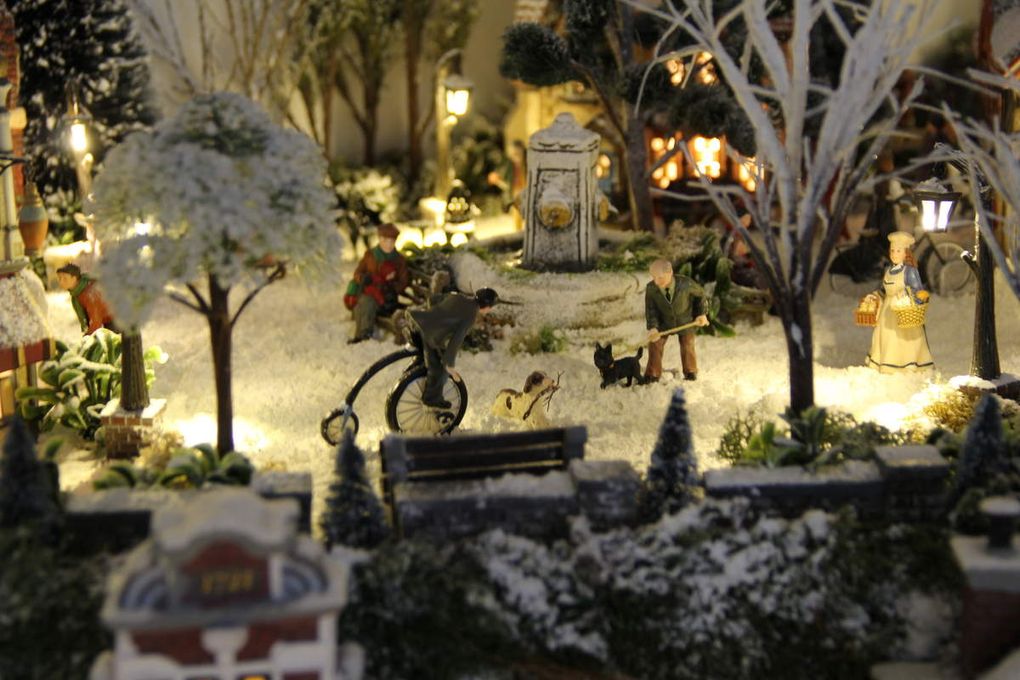 Mon village de Noël 2015 sous la neige... - Blog de Nathalie.L