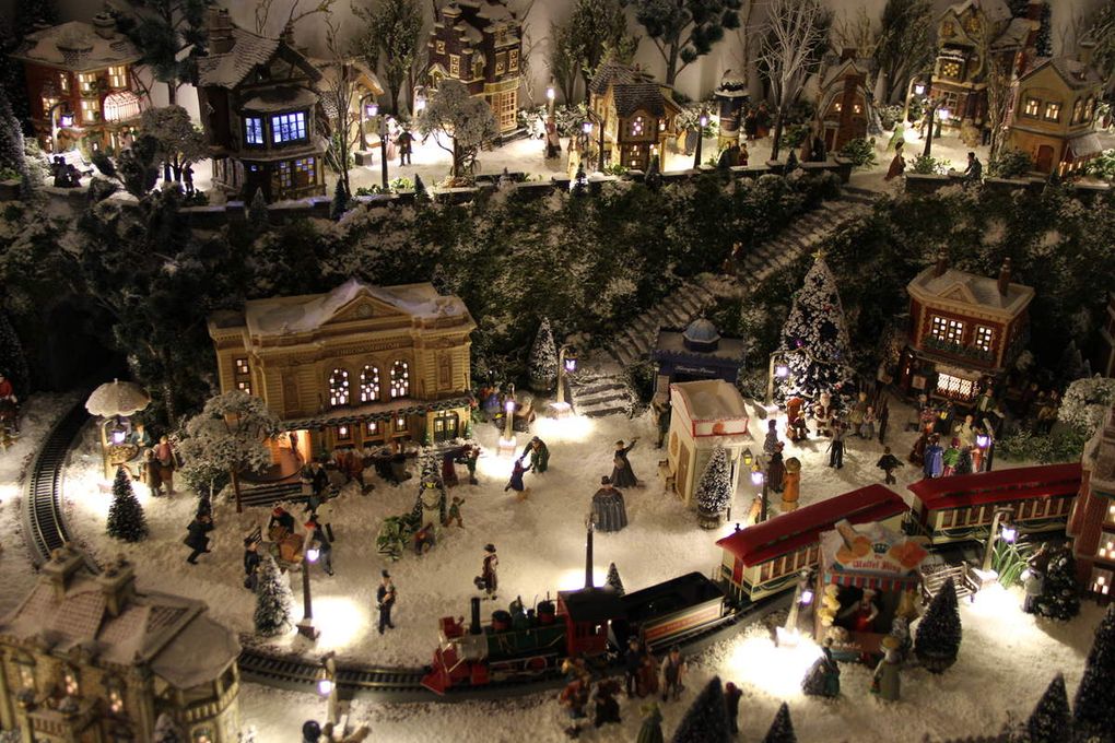 Mon village de Noël 2015 sous la neige... - Blog de Nathalie.L