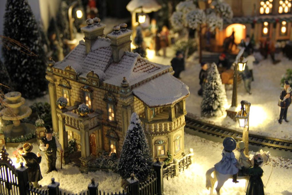 Mon village de Noël 2015 sous la neige... - Blog de Nathalie.L