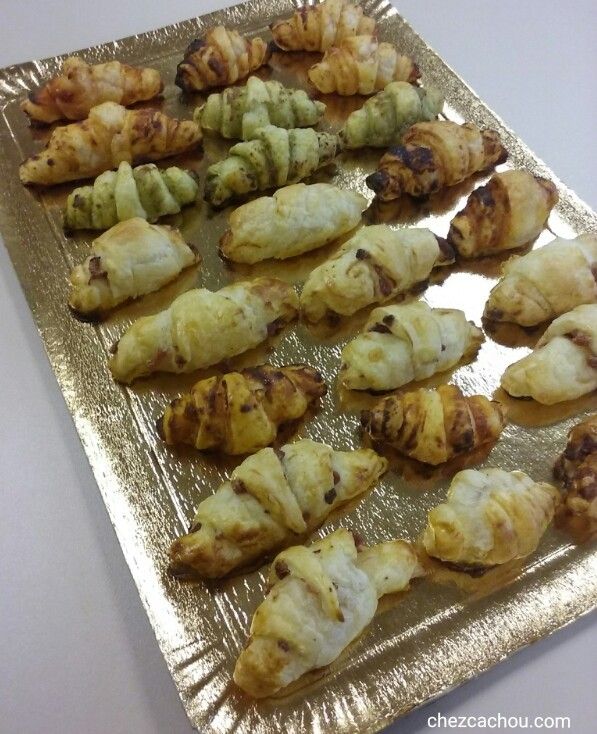 Assortiment De Mini Croissants Salés Chezcachou