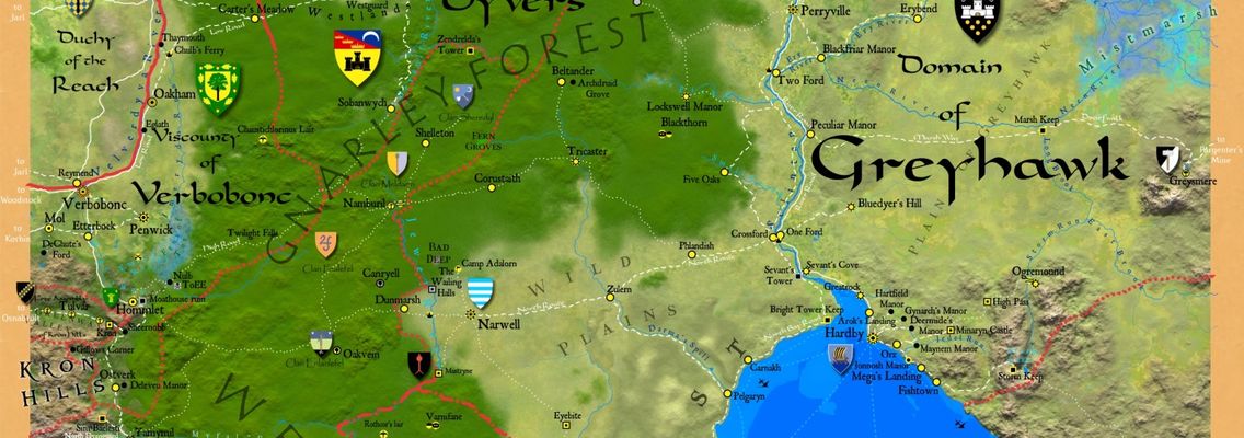 Carte complète de la Flanesse !