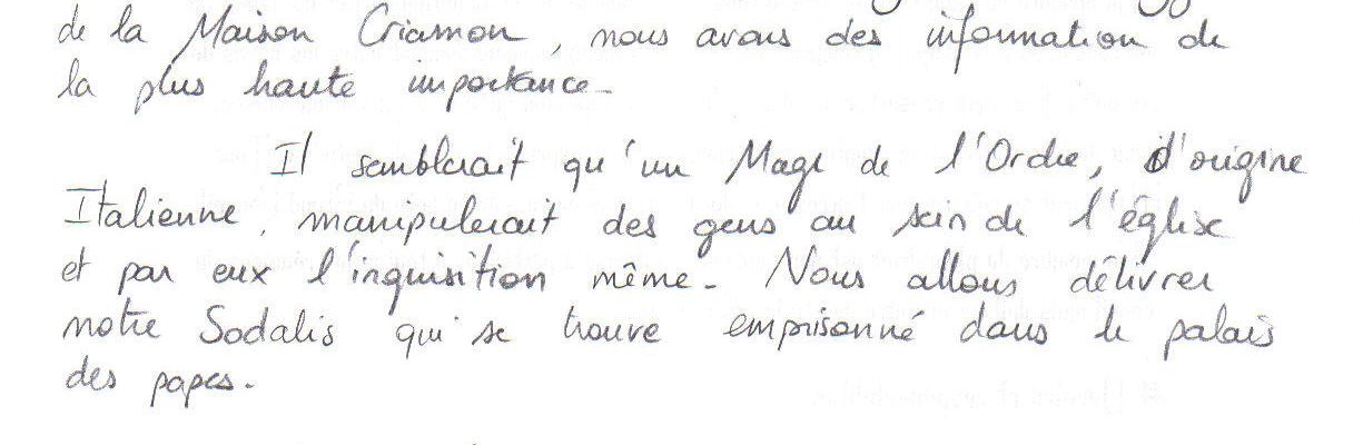 Fonds de tiroirs : Lettres d'Aymeline.